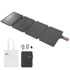 36W Foldable Solar Panel, Portable Solar Charger Type-C to USB-A Charging Port, Power Supply for Outdoor