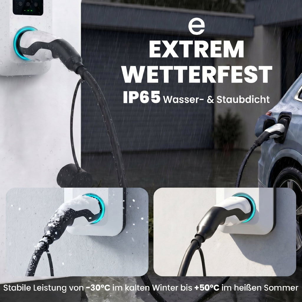 Typ 2 EV Ladekabel 11 kW 16 A Mode 3, für Wallbox IP65 Ladestation