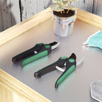 Gartenwerkzeug Set 2 St¨¹ck Garten Werkzeug aus Metall Gartenger?te mit Gartenschere Gr¨¹n+Schwarz