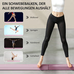 236 cm Klappbarer Schwebebalken für Jugendliche 80kg Rosa