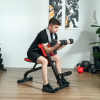 Roman Chair Hyperextension Bank & Hantelbank Klappbar Trainingsbank, Multifunktion Fitnessbank bis 300 kg