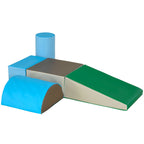  Schaumstoff Bausteine Kinder Softbausteine klettern Bauklötze Weiche Schaumstoffbausteine Riesenbausteine Schaumstoffblöcke Bausteinset Spielbausteine für Baby & Kleinkinder Mehrfarbig