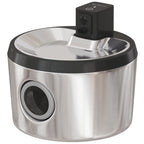Wireless Cat Water Fountain for Drinking Stainless Steel, 4L Battery Operated Cat Fountain Cordless, 6 Filters