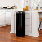 50L Stainless Steel Sensor Bin - Black