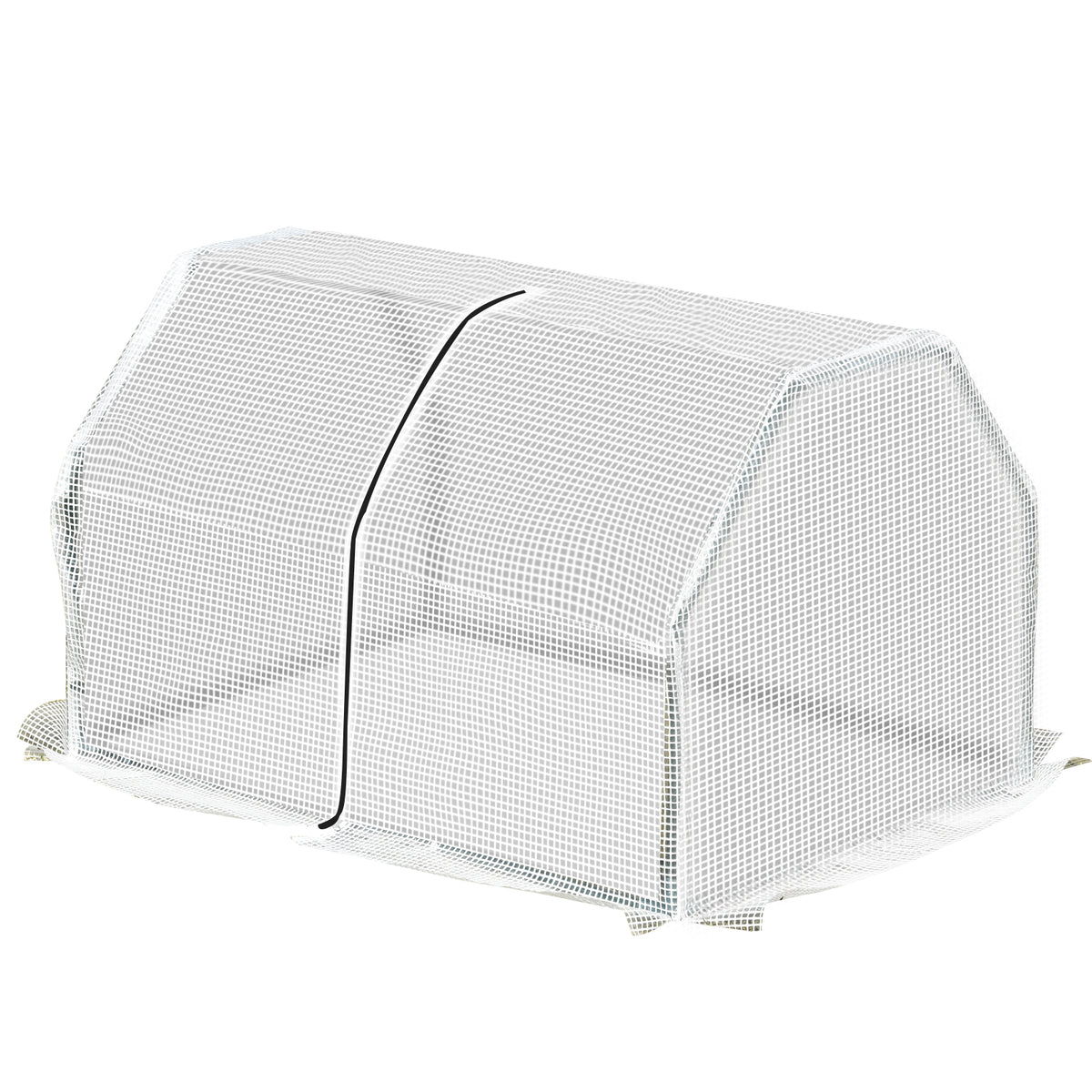 Mini Gewächshaus, wetterbeständig, leicht zu transportieren, 99 cm x 71 cm x 60 cm, Folientunnel, Grün