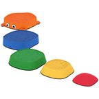 5PCS Sensory Stepping Stones for Toddlers, Frog-Shaped Kids Stepping Stones Set with Anti-Slip Edging for Ages 2-8