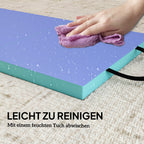 Trainingsmatte Faltbare Fitnessmatte Grün+Lila 180 x 60 x 5 cm