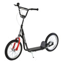 Kinderscooter mit Bremse höhenverstellbar Leichtbau Schwarz