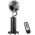 4-in-1 Standventilator mit Wassernebel Luftreiniger Mückenschutz 9-Stunden-Timer 3 Modi Fernbedienung Schwarz