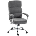 Home Office Bürostuhl, höhenverstellbarer 360° drehbarer Schreibtischstuhl für das Homeoffice, Grau