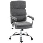 Home Office Bürostuhl, höhenverstellbarer 360° drehbarer Schreibtischstuhl für das Homeoffice, Grau