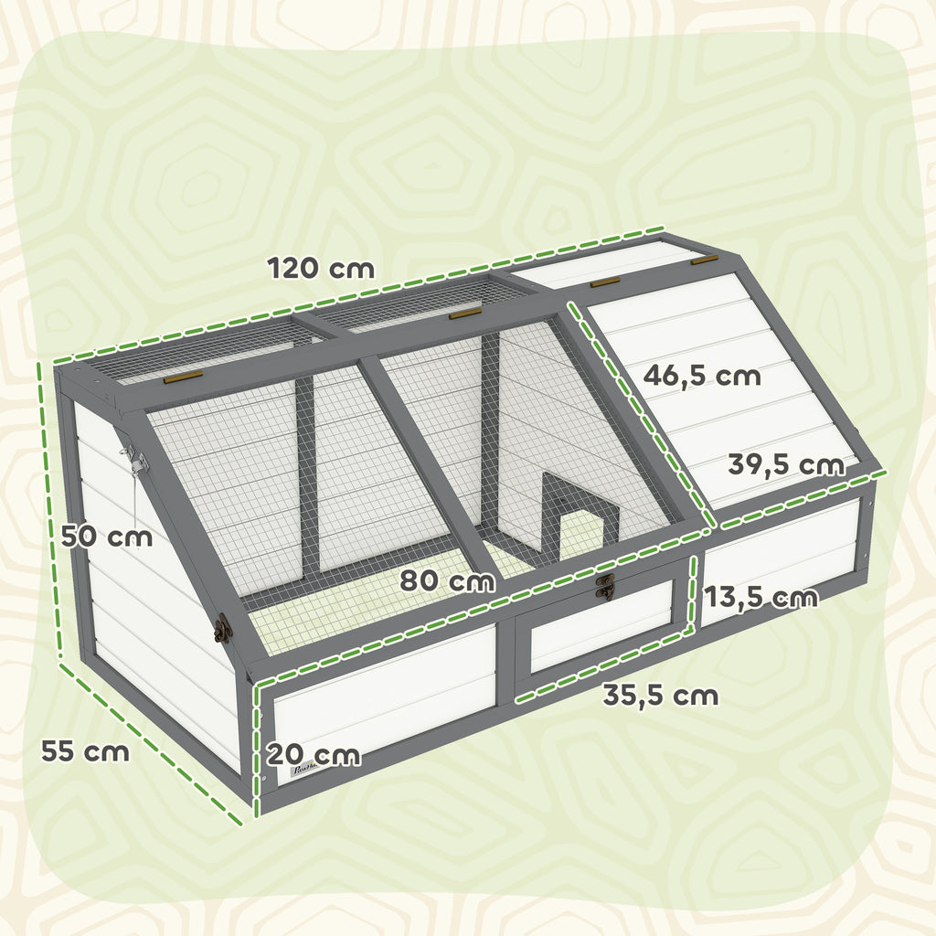 Schildkr?tenbox, Outdoor Schildkr?tengehege, bodenloses Design, leicht zu ?ffnen, Schildkr?tenhaus, Wei?