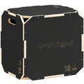 Non-Slip Plyo Box, Corner-free Wooden Jump Box, 41 x 51 x 48 cm