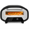 Pizzaofen für innen, 12 Zoll elektrischer Pizzaofen mit 8 Programmen, 430 °C, Timer, Keramikstein, 2200 W