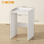 Badezimmerschrank Nischenschrank mit offen Regal, Badschrank f¨¹r Badezimmer, kleine R?ume, 64 x 60 x 97,5 cm, Wei?