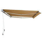 Markise Alu-Markise Gelenkarmmarkise Markise 3m breit Balkon Markise Sonnenschutz Balkon Beige 