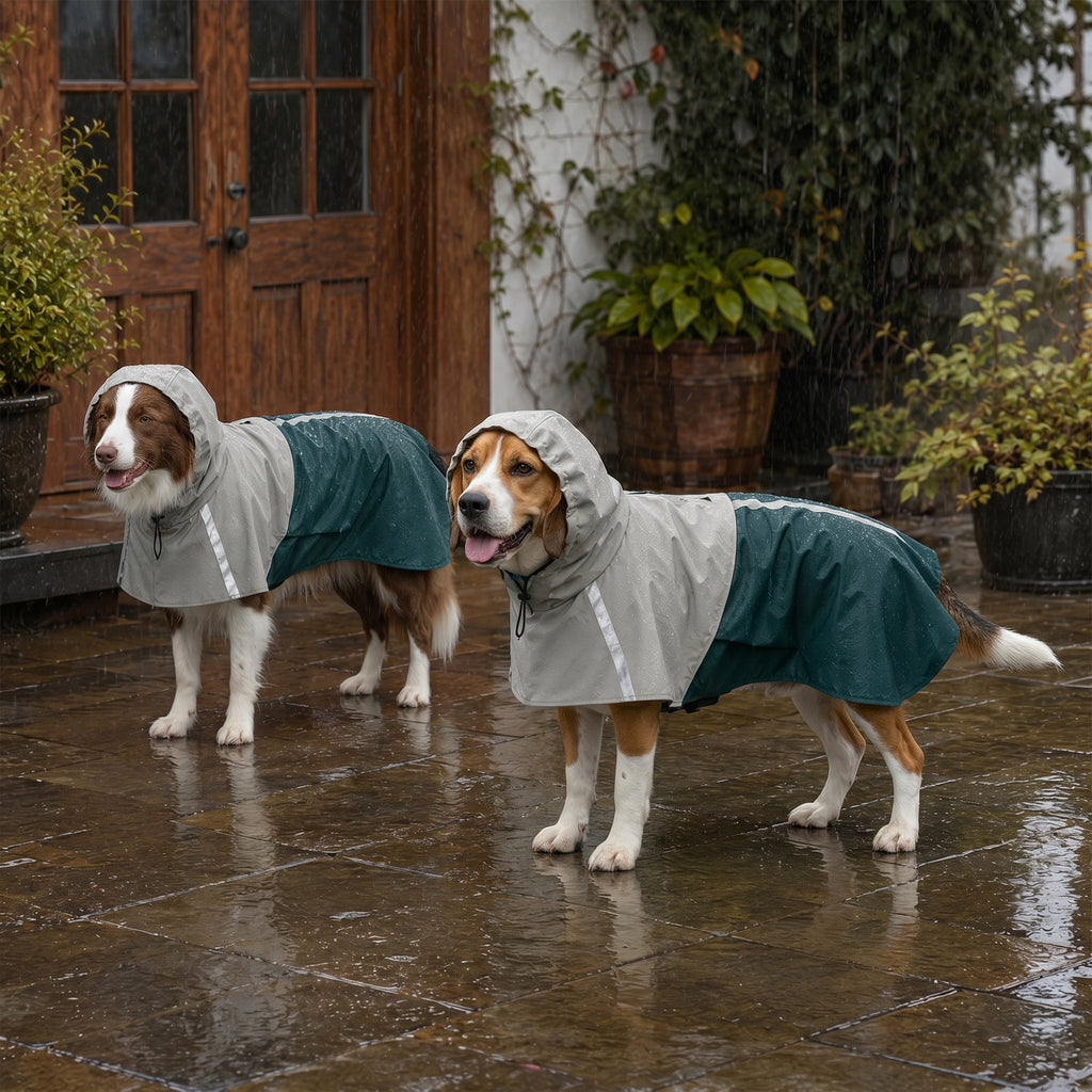 Hunderegenmantel Wasserdicht Hunde RegenjackenMittelgroße Hunde