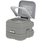 10L Plastic Portable Toilet - Grey