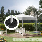 Total 12KG Gazebo Weights Set of 4, Weights for Gazebo Legs with Reinforce Pins and Carry Belt, for Canopies Tents