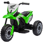 Elektro Kindermotorrad Honda, 3 km/h, Soundeffekte, f¨¹r 18-36 Monate, Gr¨¹n
