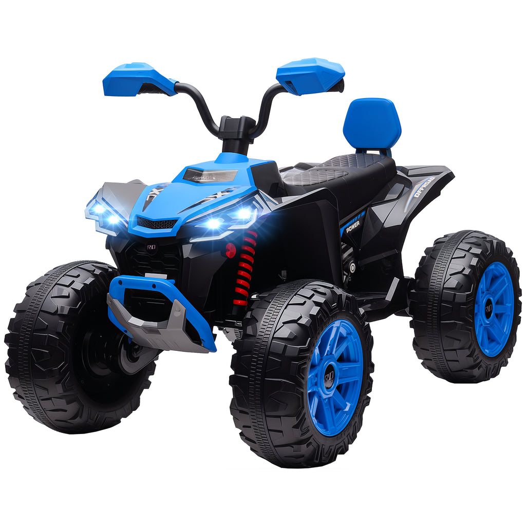 Kinder-Elektro-Quad, 24V Elektro-Fahrzeug mit 4 R?dern, Scheinwerfer, USB-Anschluss, MP3-Funktion, 6,5 km/h, 3-8 Jahre