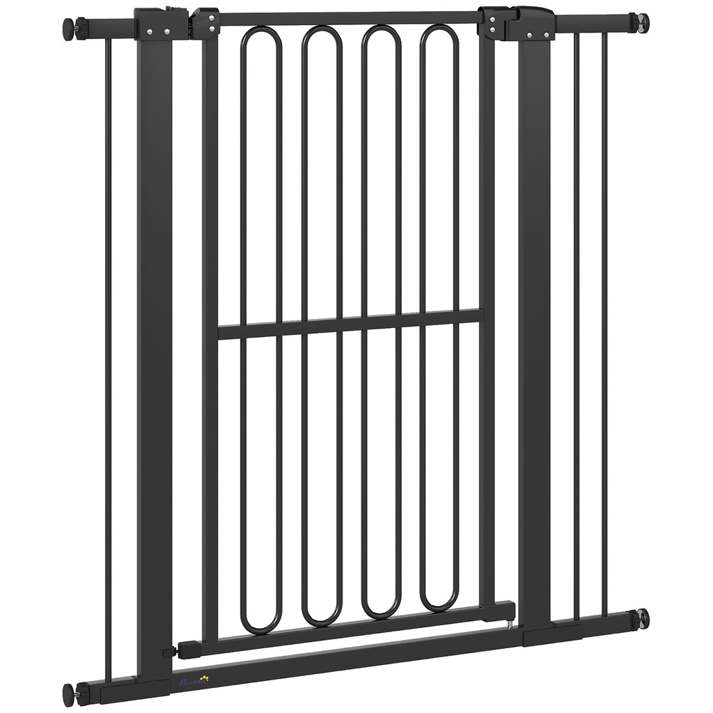 Türschutzgitter Hund, 76-104 cm Absperrgitter ohne Bohren, Treppengitter