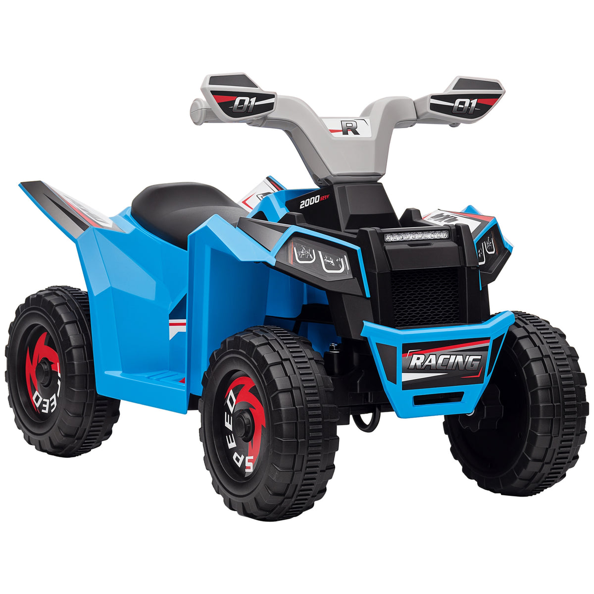 Elektro-Kinderquad, 2,5 km/h, Vorw?rts- & R¨¹ckw?rtsgang, f¨¹r 18-36 Monate, Blau