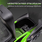 Kids 2-In-1 Lamborghini Ride-On and Stroller, with Horn - Green