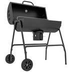 Steel Charcoal BBQ, with Ash Catcher and Warming Rack