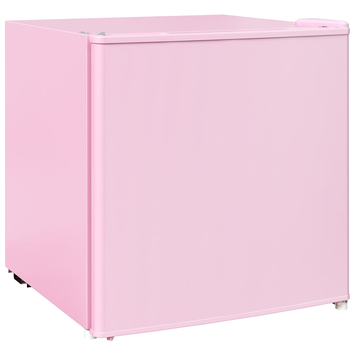 Tischgefrierschrank mit 35 Liter Kapazität, kleiner Gefrierschrank mit umkehrbarer Tür, Rosa
