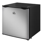 Mini-Gefrierschrank, 35 L Minikühlschrank, -14 bis -24℃, 5-stufige Temperaturregelung, 47 x 44,2 x 48,8 cm, Silber
