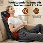 Massagesitzauflage Shiatsu mit Wärme, Tiefenmassage, Massagegerät