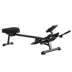 Hydraulisches Rudergerät für Zuhause mit 12 Widerstandsstufen, mit LCD-Bildschirm und rutschfesten Pedalen Max. 130 kg