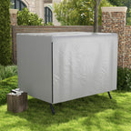 Gartenmöbelabdeckung Abdeckung Schutzhülle für Outdoor-Möbel, 215 cm x 155 cm x 150 cm, Grau