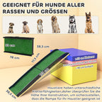 Foldable Dog Ramp with Artificial Anti-slip Surface, Portable & Lightweight, for Cars, Home, 155 x 38.5 x 15.5 cm