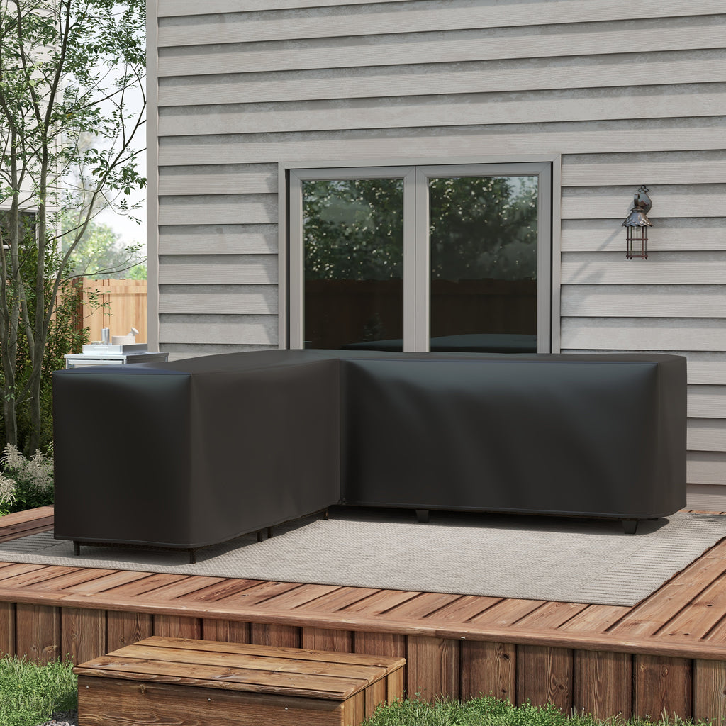 250 x 250cm L-Shaped Protective Furniture Cover