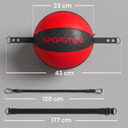 Boxgestell Doppelend Boxtraining mit Bungee-Seil verstellbare Seilschnalle Clip-on Montage