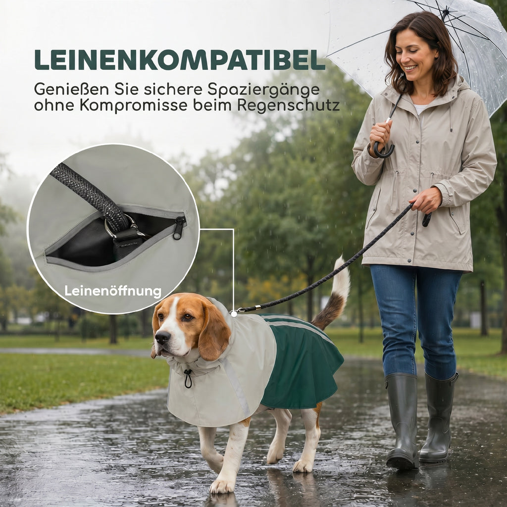 Hunderegenmantel Wasserdicht Hunde RegenjackenMittelgroße Hunde