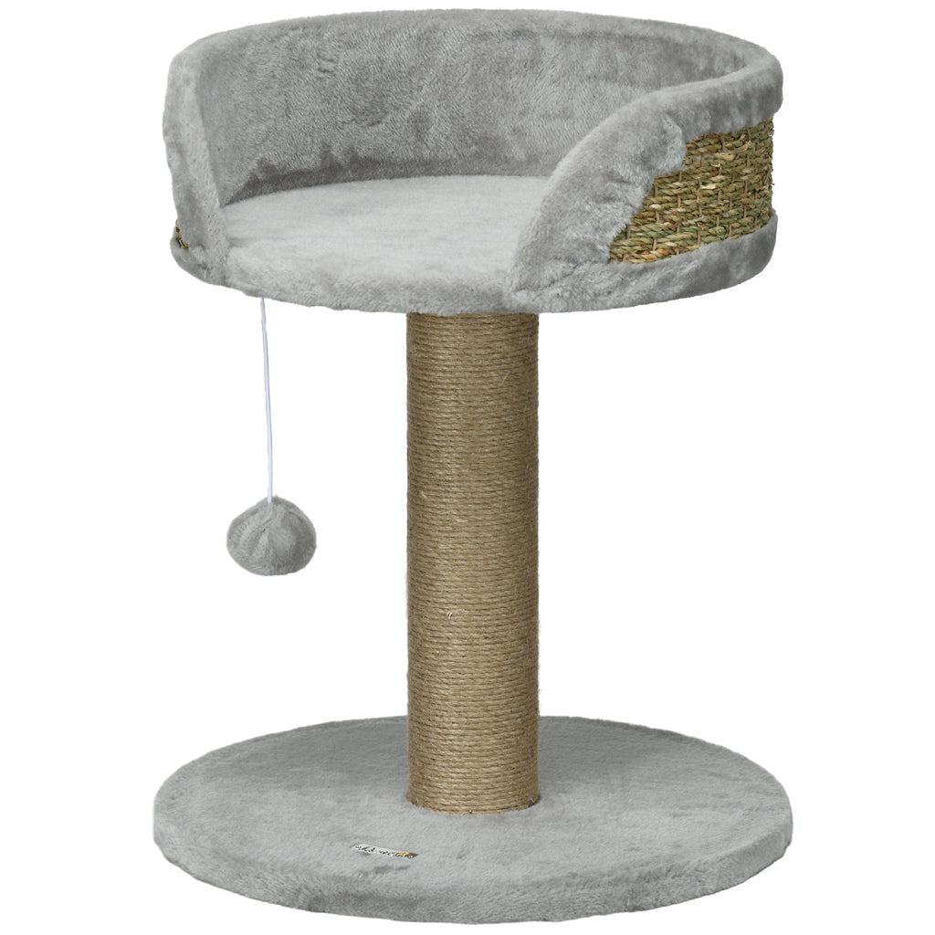 Cat Tree Tower with Scratching Posts, Grey