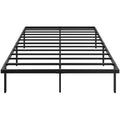 Bettgestell, 140 x 200 cm Metallbett mit Stauraum unter dem Bett, Metallgestell mit Lattenrost, kein Boxspring nötig