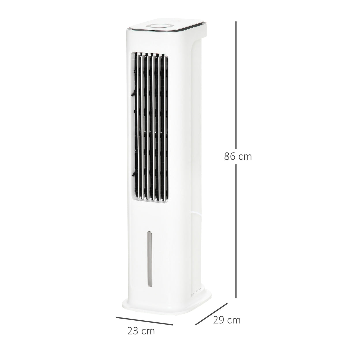 2 in 1 Luftkühler mit Wasserkühlung 5L Wassertank, 12h Timer, für 20 ㎡