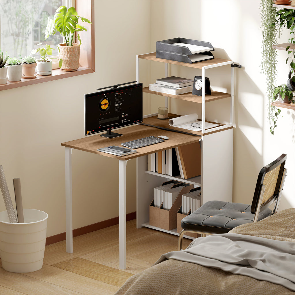 Folding Shelf and Work Table - Natural