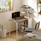 Folding Shelf and Work Table - Natural