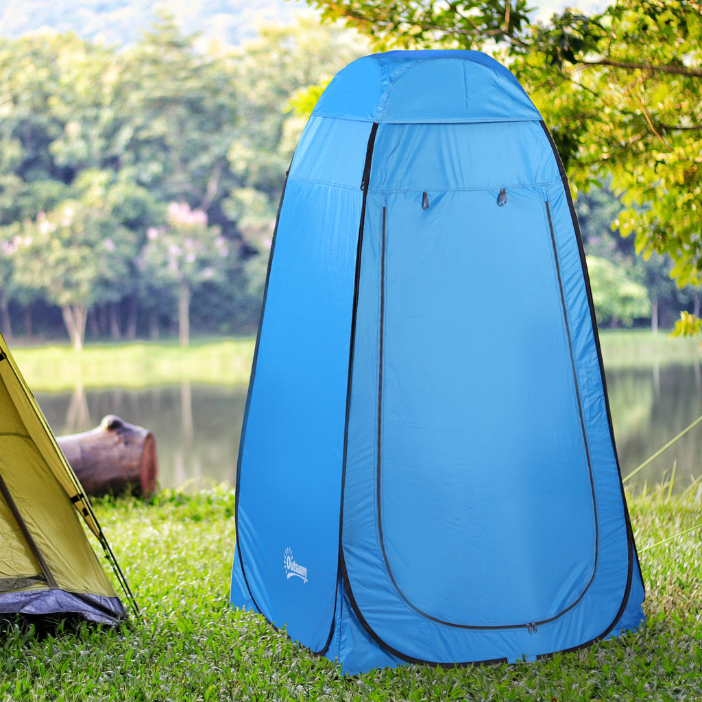 Pop Up Shower Tent Camping Toilet  Privacy for Outdoor Changing Dressing Fishing Bathing Storage Room Tents, Portable with Carrying Bag