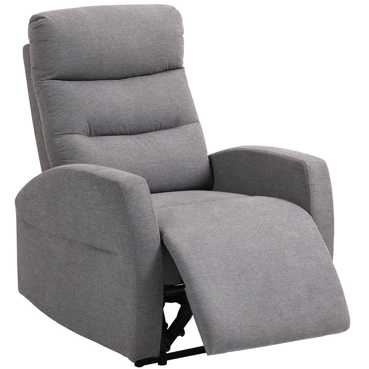 Verstellbarer Relaxsessel mit Fu?st¨¹tze, Moderner Polstersessel, Dunkelgrau