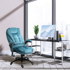 Massagesessel Chefsessel Gamingstuhl Massagebürostuhl Blau