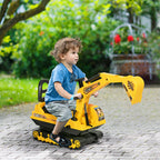 Ride On Excavator Toy Tractors Digger Movable Walker Construction Truck 18-48 Months