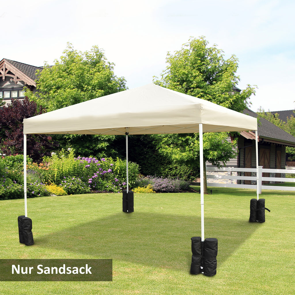 15 kg Heavy Duty Gazebo Weight Sand Bags, 4 pcs Leg Weights Marquee Tent Canopy Base for Trampoline Pop Up Gazebo Tent