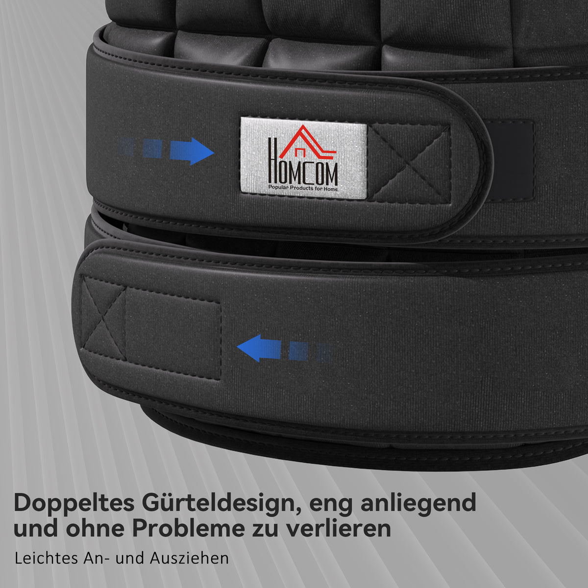 Gewichtsweste 20 KG verstellbare Trainingsweste mit herausnehmenbar Gewichten Klettverschlüsse Laufweste Damen Herren für Muskelaufbau Krafttraining, Laufen, Fitness, Cross Training