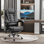 Bürostuhl mit Massagefunktion, ergonomisch, 65x160x104cm, Grau